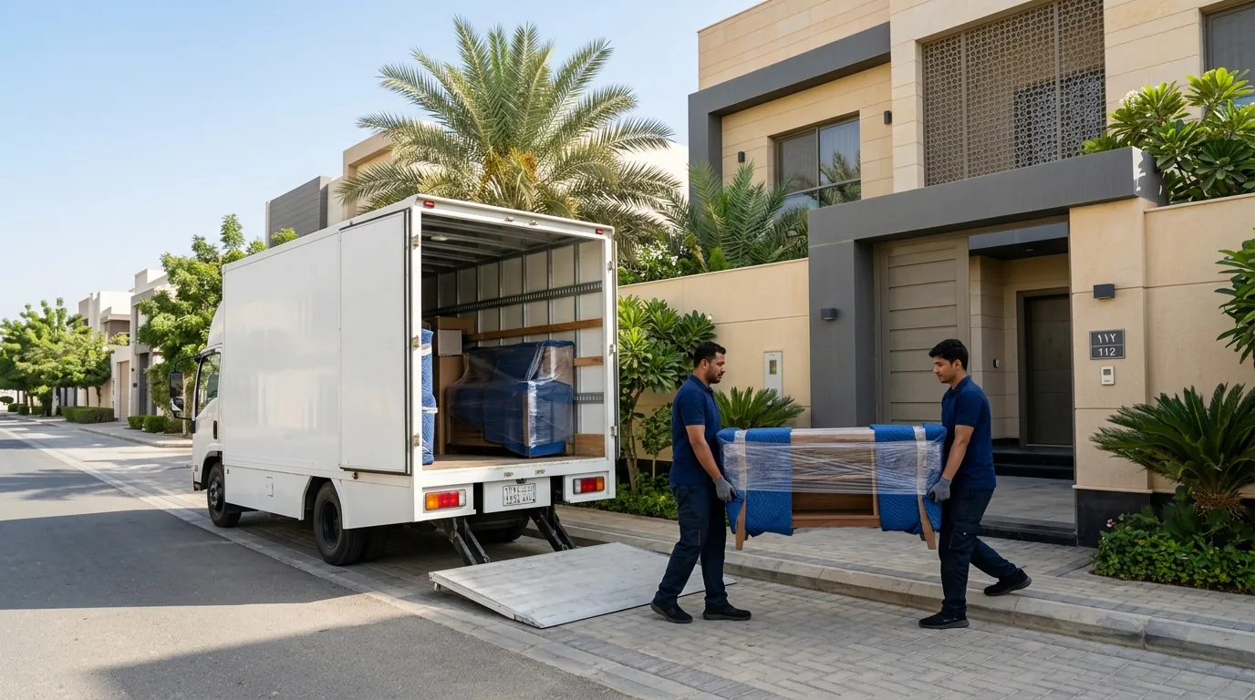 Furniture moving in Al-Mohammadiyah district Jeddah - Al Ostoura Moving