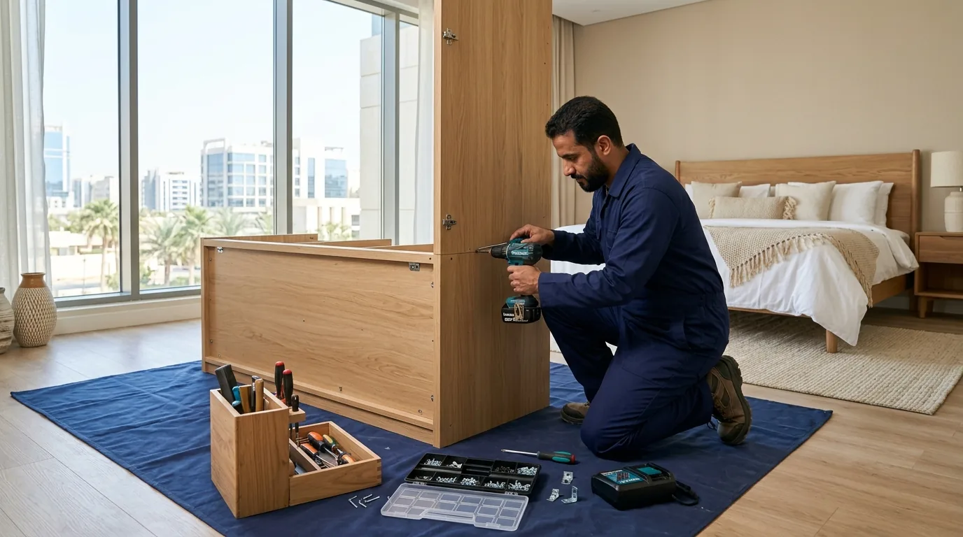 فك وتركيب غرف النوم والمطابخ